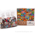 Volwassen spellen gepersonaliseerde aangepaste 500 papieren puzzel